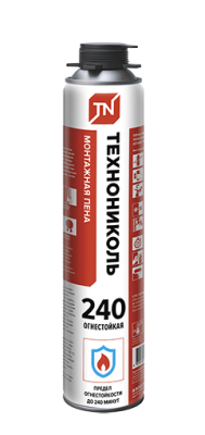 пена монтажная технониколь 240 professional огнестойкая, 12*950 гр.