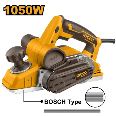 рубанок сетевой ingco pl10508, 1050вт, 82мм