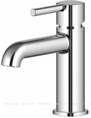 af130-10c aquanet minima смеситель для умыв., картридж 25мм, без донного клапана,хром (261813)
