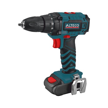 дрель-шуруповерт аккумуляторная alteco cd 1610 li x2, 16в, li-ion 2x1,3ач