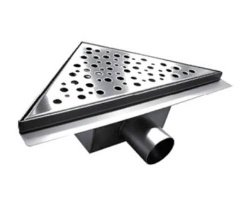 тpaп c гориз.выпуском 20*20см угл.гидp+cyx