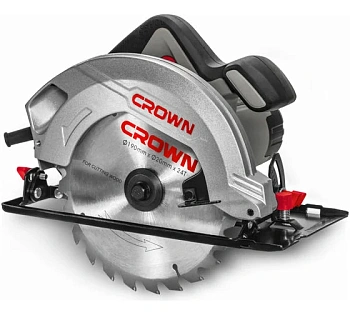 пила циркулярная сетевая crown ct15188-190, 1500вт, 190мм