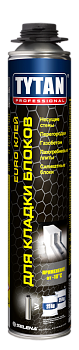 клей для кладки блоков пистолетный tytan professional euro, 870мл