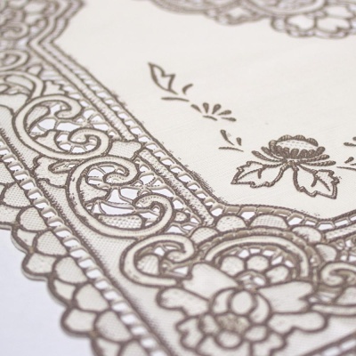 салфетка ажурная arabesque прям. 30*45, темн.беж.