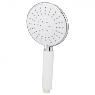 argo "argo" лейка массажная 5-ти позиционная, color white, пластик, хром, 1/2", подвес