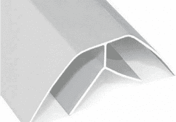 отделочный профиль пвх угол внутренний 10мм