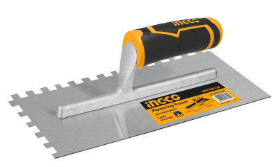 гладилка 280х130 (зуб 10*10) мм ingco hptt28138 industrial