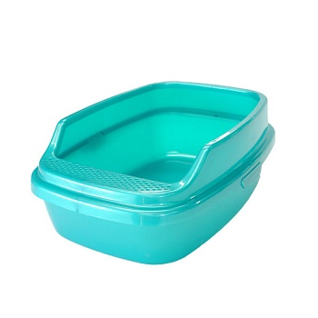 homecat atlantis 36 см х 26 см х 6,5 см лоток с сеткой рубиновый перламутр