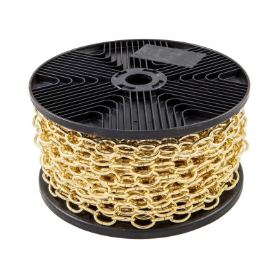 цепь декоративная "овальная" 3,2 мм золотая распродажа