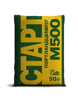 цемент старт м500 цем ii/b-ш 42,5н 50кг (35шт/под)