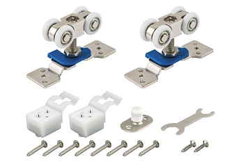 комплект роликов для раздвижных дверей diy comfort 60/4 kit (877)