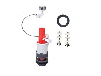 сливной двухрежимный механизм wirquin one 3/6 l, заливной клапан compact, донный 10975008