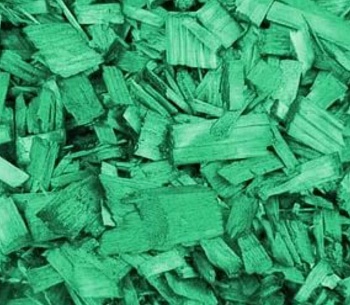 декоративная щепа зеленая 60л