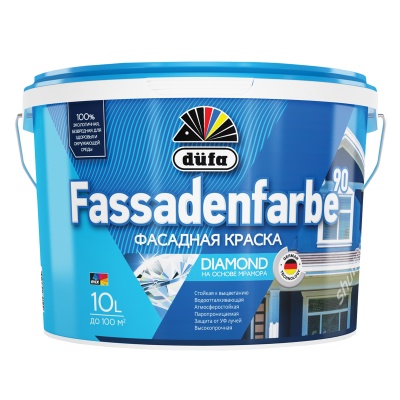 краска в/д dufa fassadenfarbe фасадная 2,5л (1шт/уп)