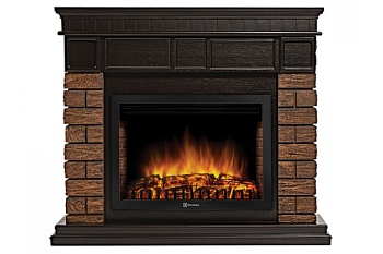 портал bricks wood 25 камень темный, шпон венге