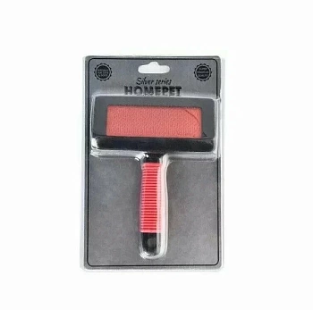 homepet silver series 14 см х 9 см размер m пуходерка металлическая