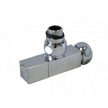 вентиль угловой 3/4*1/2 г/ш хром. квадрат