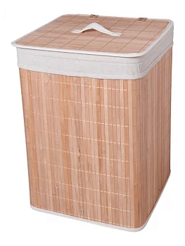 корзина для белья 35*50см, бамбук blb-08-d 312139, рыжий кот