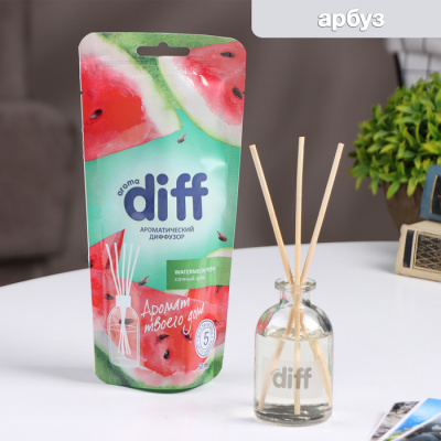 диффузор ароматический aroma diff, 50 мл, сочный арбуз 7142168