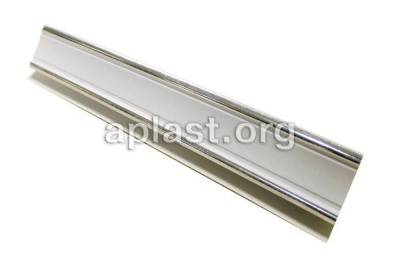 отделочный профиль пвх плинтус 3м 30шт/уп хром