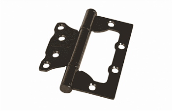 петля накладная 100*75*2,5 2вв bh черный никель arsenal( в упак. 2 шт.)