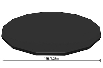 тент для каркасного бассейна 427см (d427см), уп.6 58248 bw, bestway,