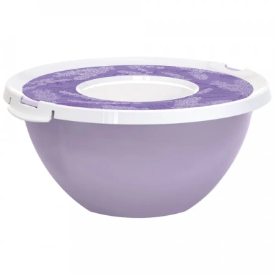 миска с крышкой 2л "лаванда pastel"