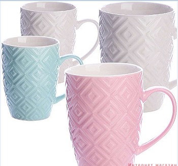 31353 кружка с рельефом 330 мл lr (х4)(х36)