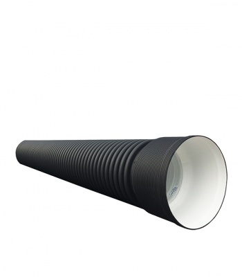 труба 2-х слойная гофрированная sn6 200/230x6000 с кольцом