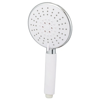 argo "argo" лейка массажная 5-ти позиционная, color white, пластик, хром, 1/2", подвес