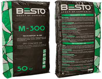 пескобетон м300 besto 40кг (42шт/под)