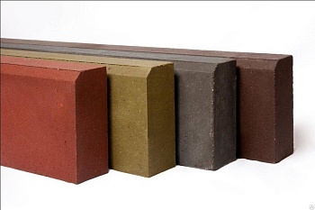 бордюр "поребрик" 500*210*35 (9шт/1м2), цвет серый