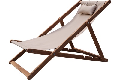 кресло -шезлонг альбатрос арт.а68-мт001 коричневый бежевый