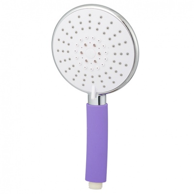 argo "argo" лейка массажная 5-ти позиционная, color purple, пластик, хром, 1/2", подвес