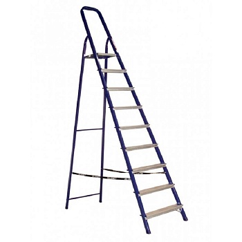 стремянка 8 ступ. (166/370см) (комбо. сталь/алюм)