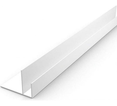 f-профиль (60мм) для панели пвх 3 м. (8-10 мм.)
