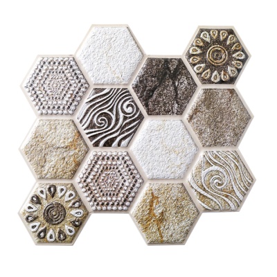 панель 3d pvc самоклеящаяся 280*300*5 мм соты африка jm-wp544 распродажа