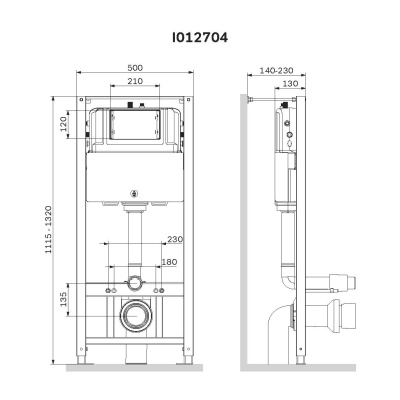 инсталляция для унитаза pro пневматика без клавиши