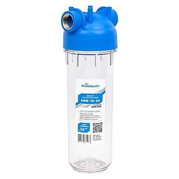 магистральный фильтр прозрачный slim line 10" t 3/4"