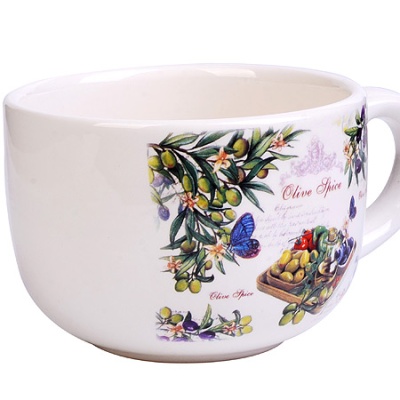 28145 кружка 350мл олива lr (х36)