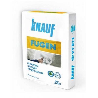 шпаклёвка гипсовая knauf фуген 25кг (40шт/под)