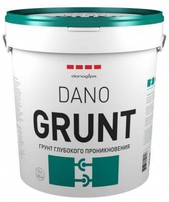 грунтовка глубокого проникновения dano grunt 10л