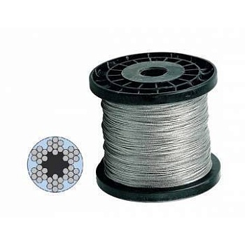 трос стальной в оплётке пвх 3мм/4мм