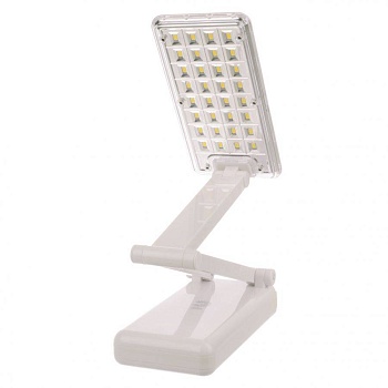 настольный светильник эра nled-426-3w-w белый