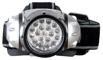 фонарь ultraflash led5353 (фонарь налобн металлик, 19led, 4 реж, 3xr03, пласт, коробка)