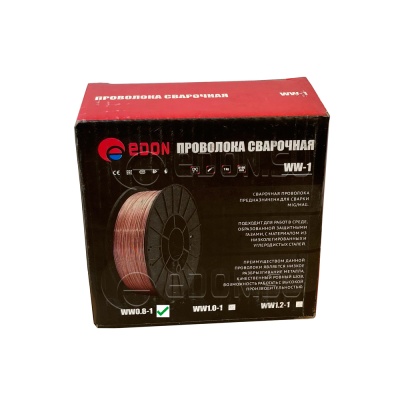 сварочная проволока омеднённая edon ww0.8-1