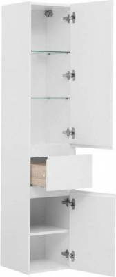 пенал подвесной бруклин 35см белый правый