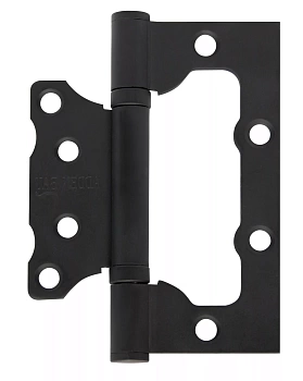 петля дверная с двумя подшипниками adden bau. 100x75x2.5 black (черная)