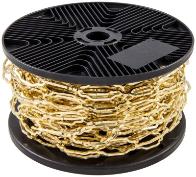 цепь декоративная "готическая" 2,5 мм, золотая