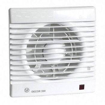 вентилятор decor 200 с с обр.кл. (200 м3\ч)